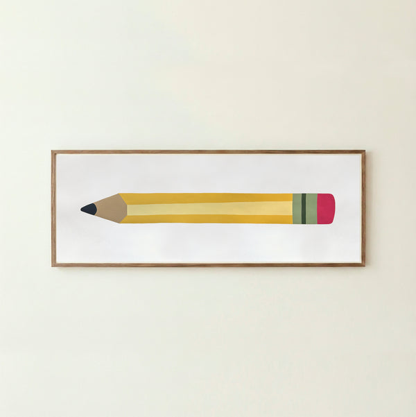 Matitone giallo dipinto a mano