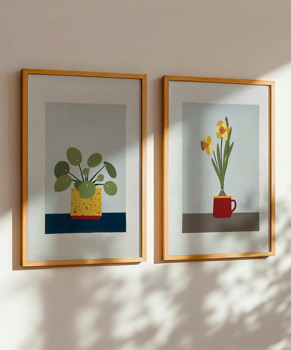 Narcisi dipinti a mano