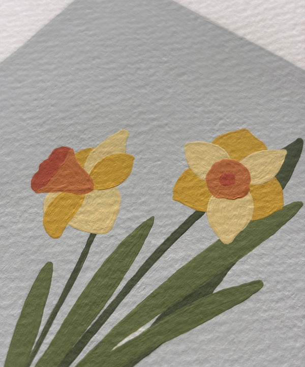Narcisi dipinti a mano